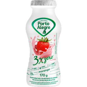IOGURTE PORTO ALEGRE GARRAFA 170G TRIPLO ZERO